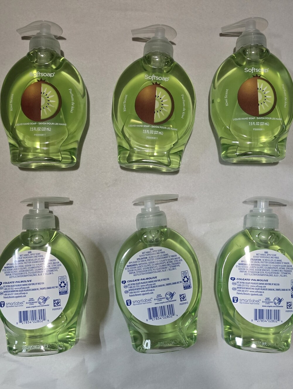 Softsoap Kiwi Scent Hand Soap Set Of 6 Limited Edition 7.5oz Bathrooms Kitchen